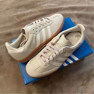 Adidas Samba OG Aluminum Gum Chalk White Beige